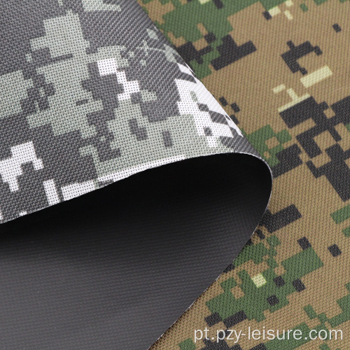 900d Camouflage revestido com tecido Oxford impresso